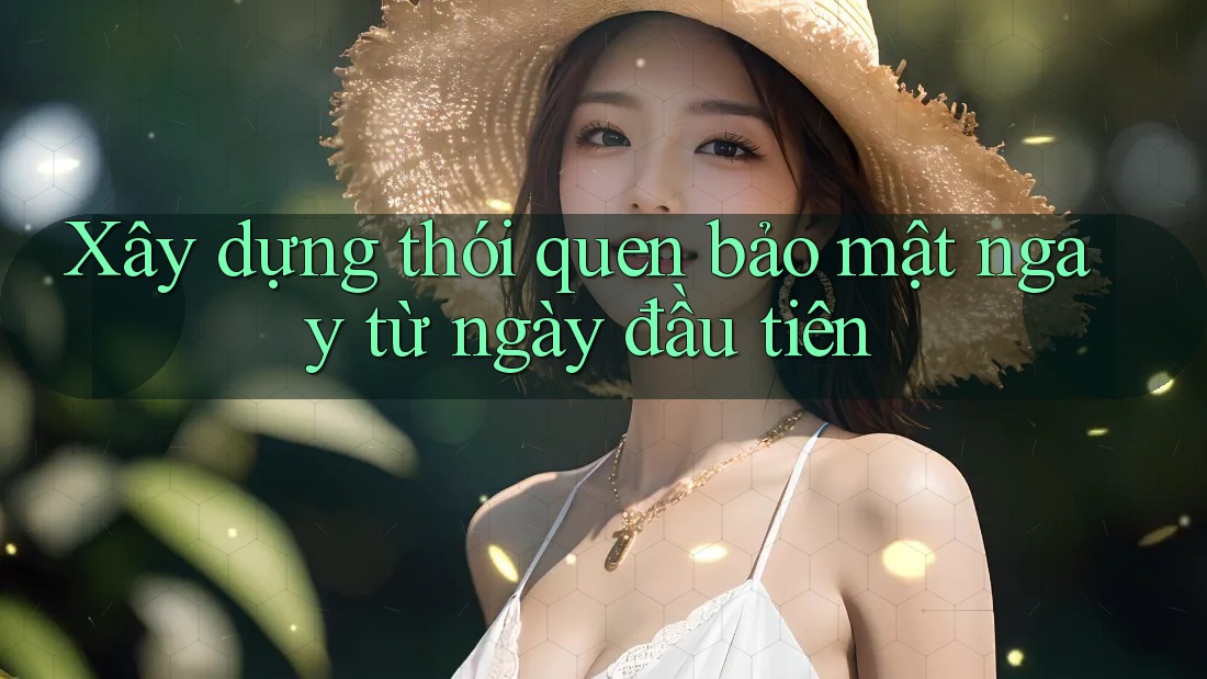 Xây dựng thói quen bảo mật ngay từ ngày đầu tiên Xây dựng thói quen bảo mật ngay từ ngày đầu tiên