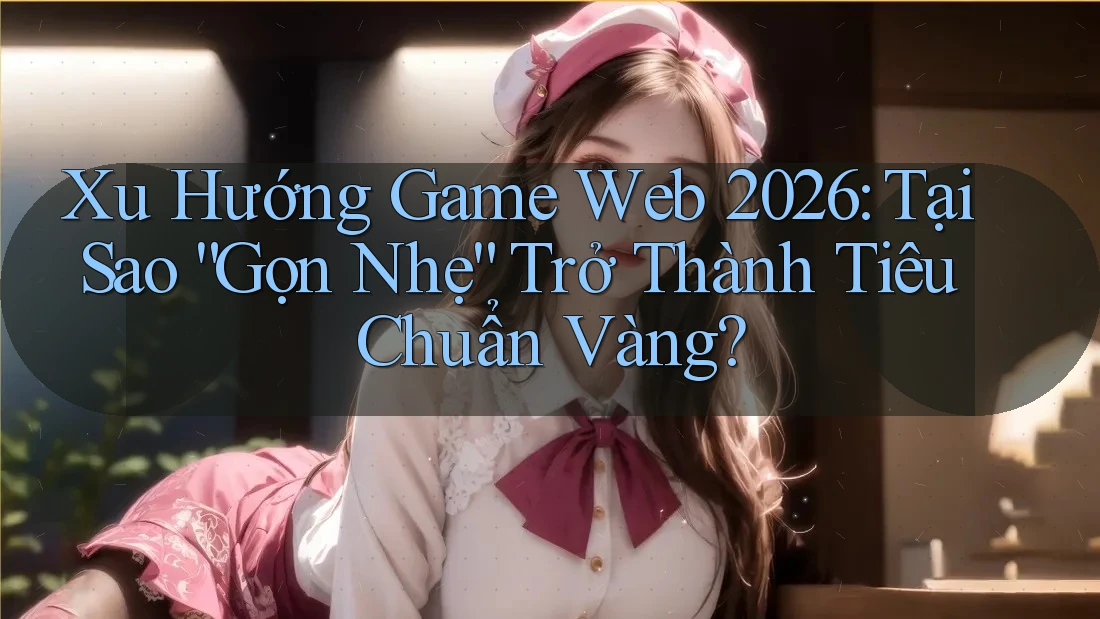 Xu Hướng Game Web 2026: Tại Sao “Gọn Nhẹ” Trở Thành Tiêu Chuẩn Vàng? Xu Hướng Game Web 2026: Tại Sao “Gọn Nhẹ” Trở Thành Tiêu Chuẩn Vàng?
