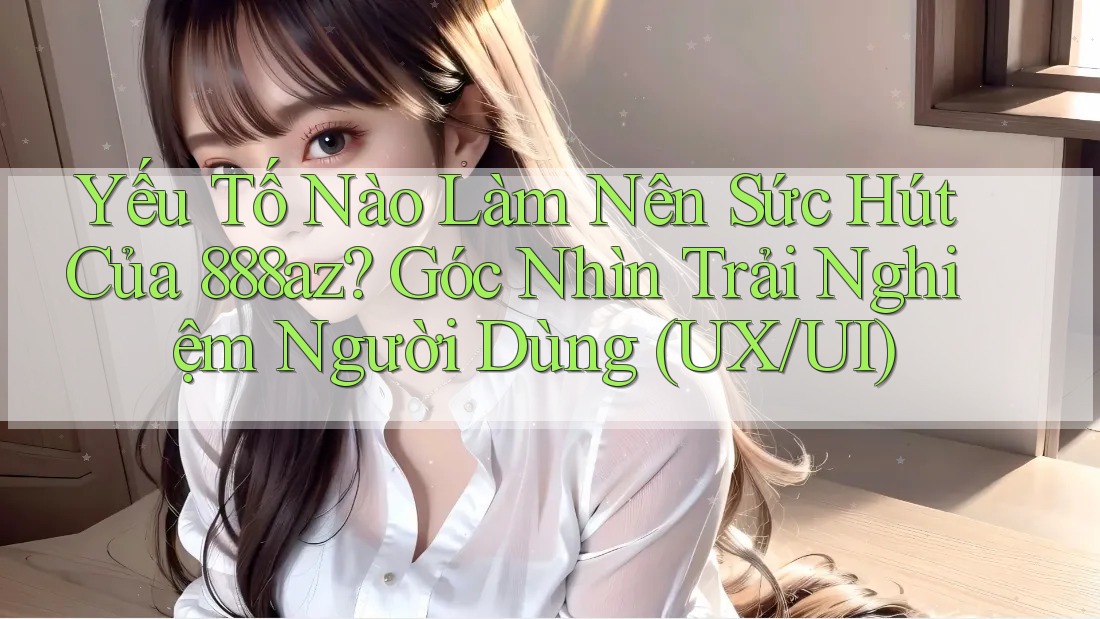 Yếu Tố Nào Làm Nên Sức Hút Của 888az? Góc Nhìn Trải Nghiệm Người Dùng (UX/UI)